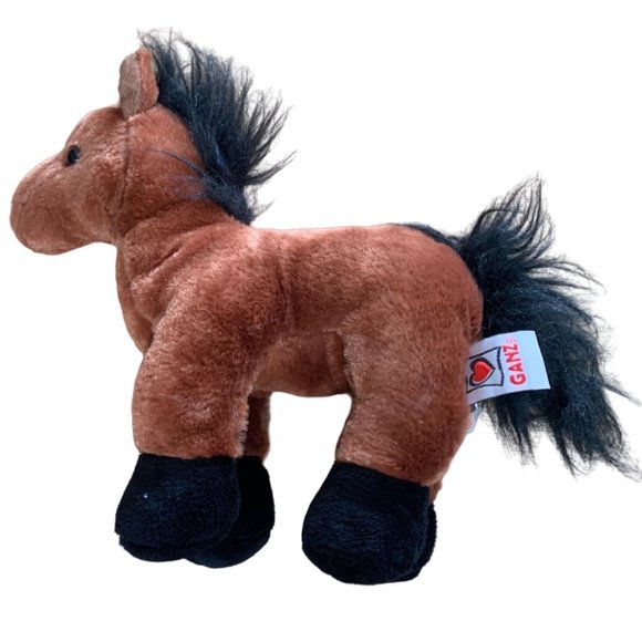 Ganz Webkinz HM101 Brown Arabian Horse 9.5 in Tall No Code Plush Stuffed Animal - Picture 1 of 5